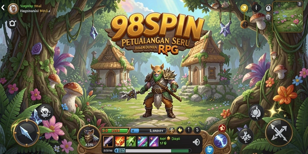Tampilan gameplay RPG yang menarik dan penuh aksi.