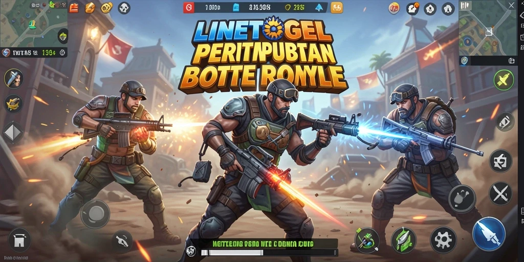 Tangkapan layar gameplay epic dari LINETOGEL yang menggambarkan pertempuran sengit.