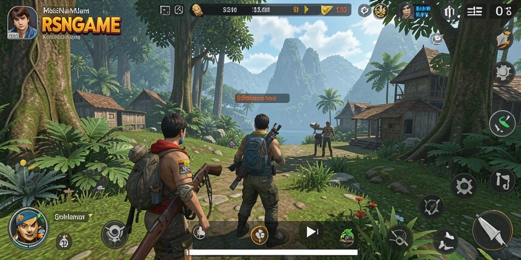 Tampilan gameplay RSNGAME dengan pengalaman simulasi yang realistis.